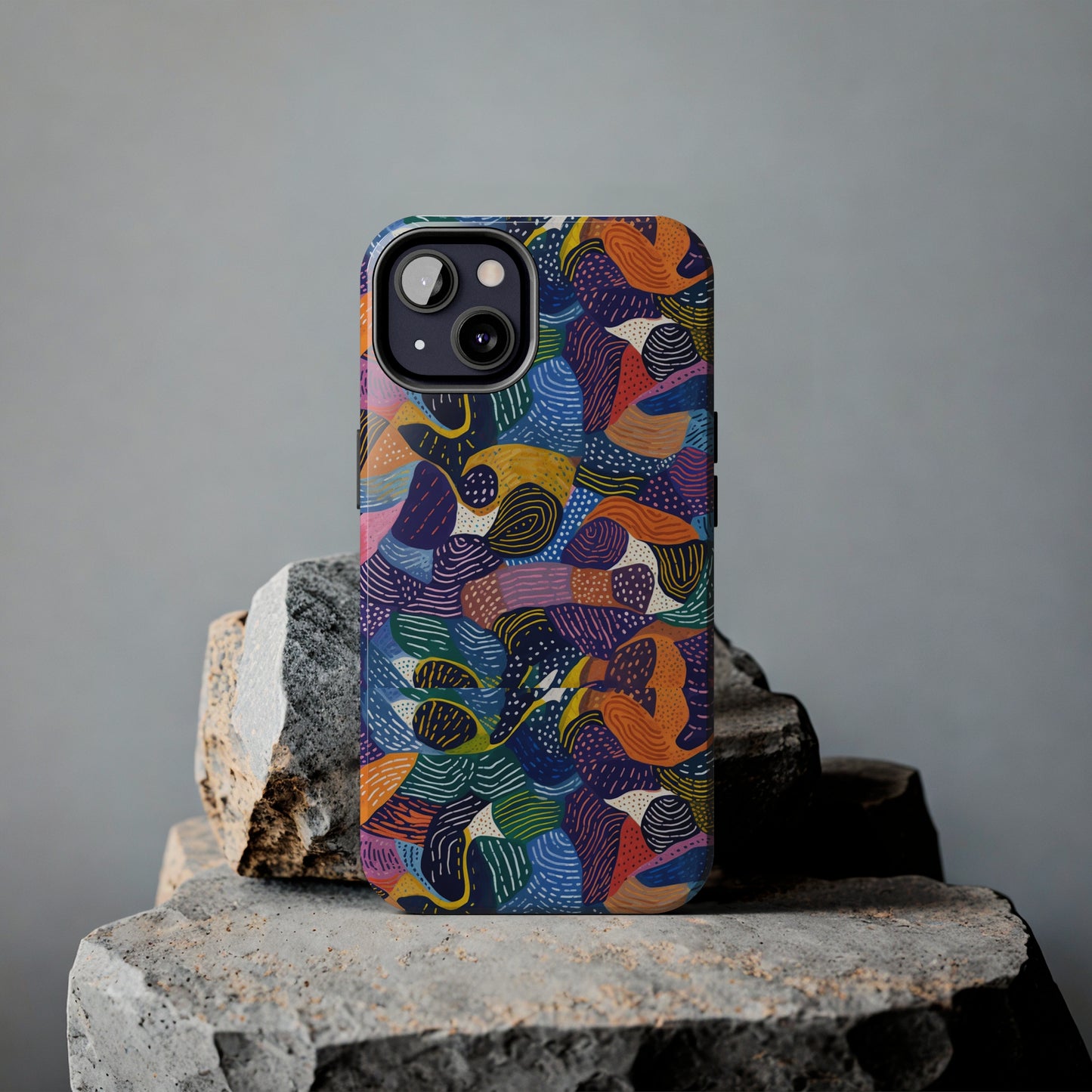 Stylish Kiki Collections iPhone Case | African Wax Print | Tough Phone Case | Shock Dispersion | Protective Cover|