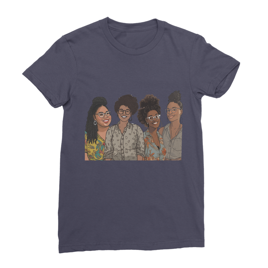 | Women's Collective | Quad Sis| Melanin Magic | Premium Jersey Women's T-Shirt