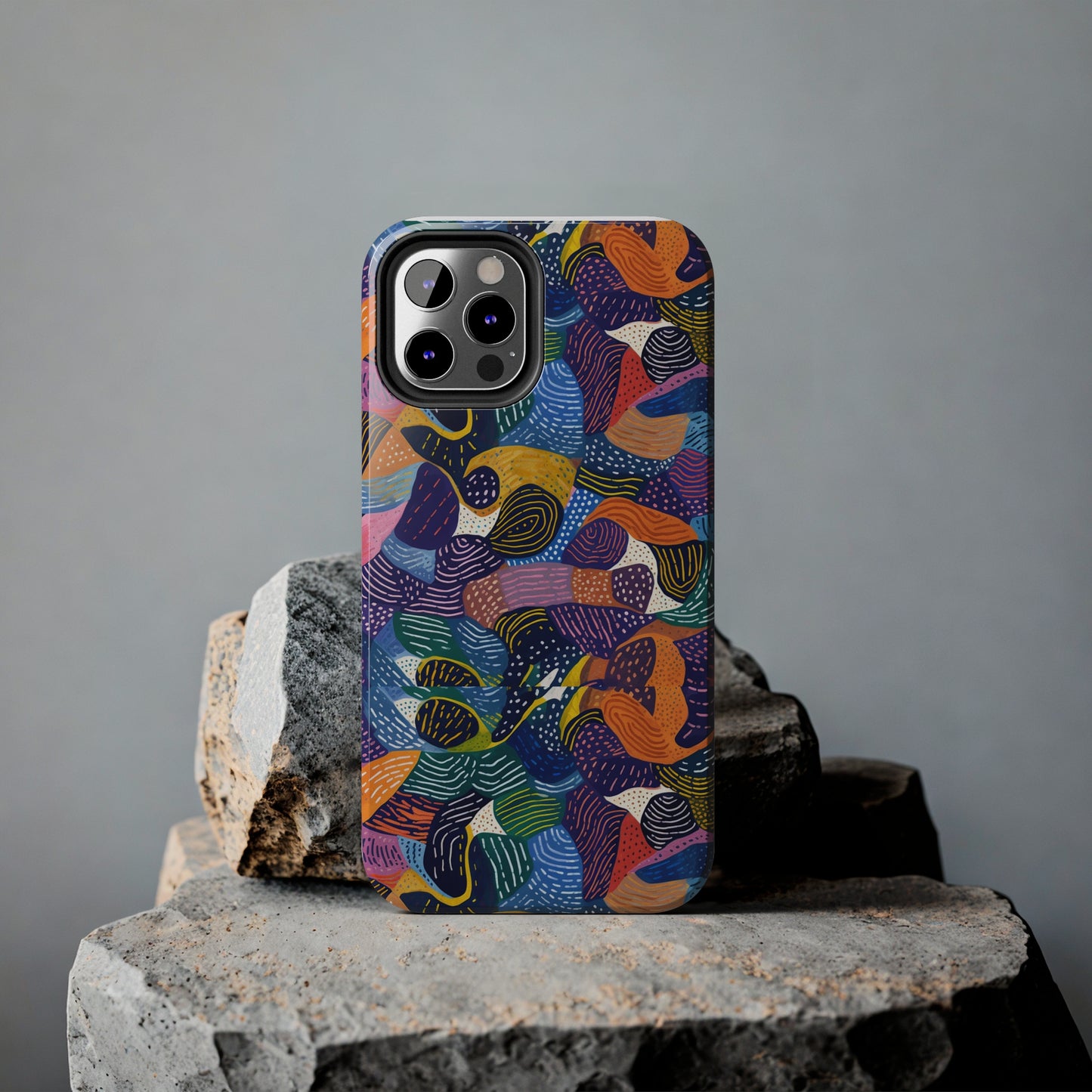 Stylish Kiki Collections iPhone Case | African Wax Print | Tough Phone Case | Shock Dispersion | Protective Cover|