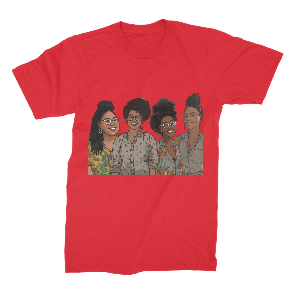| Women's Collective | Quad Sis| Melanin Magic | Premium Jersey Adult T-Shirt