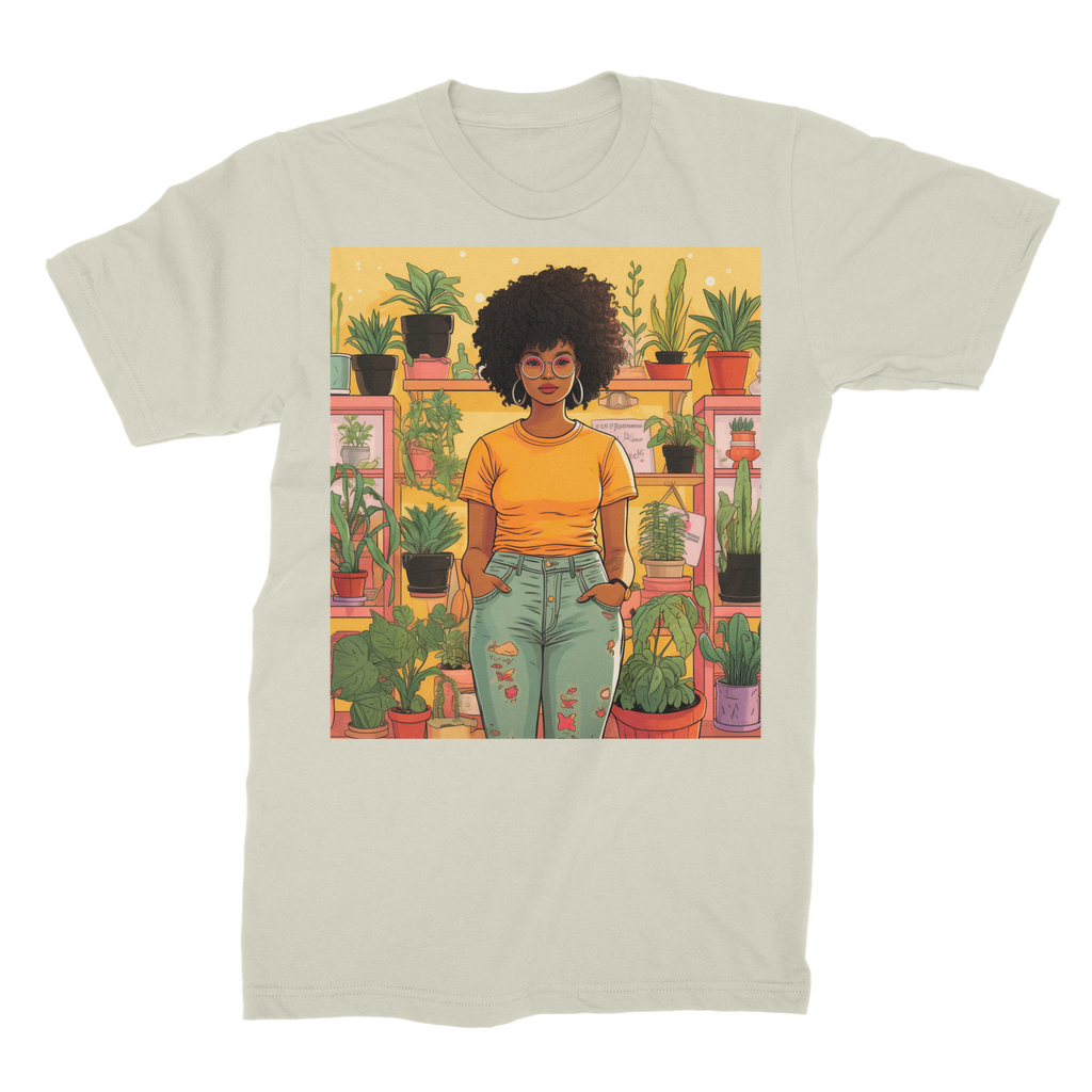 | Plant Mom Collection | Navia Sunlight | Premium Jersey Adult T-Shirt