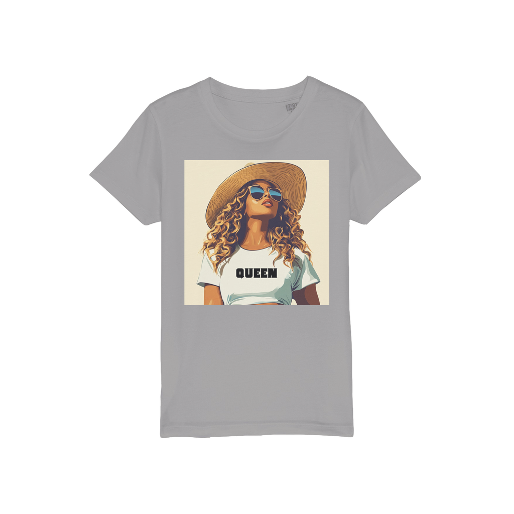 Bey Collection| Queen | #Cowboycater| Organic Jersey Kids T-Shirt