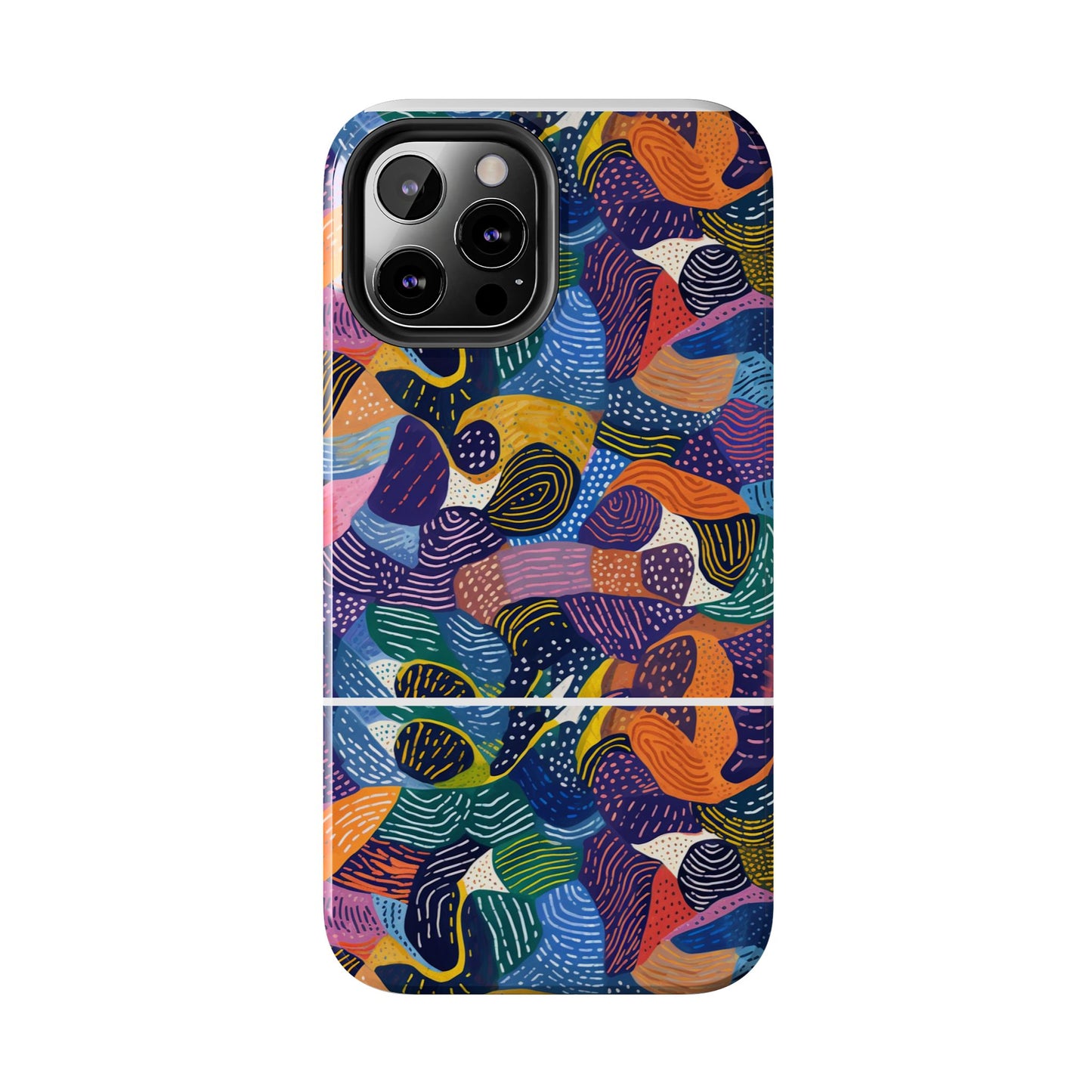 Kiki Collections | iPhone Case | African Wax Print | Tough Phone Case | Shock Dispersion | Protective Cover|