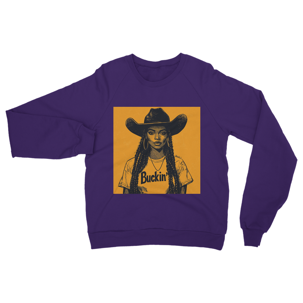 Bey Collection |  Buckin' Classic Adult Sweatshirt