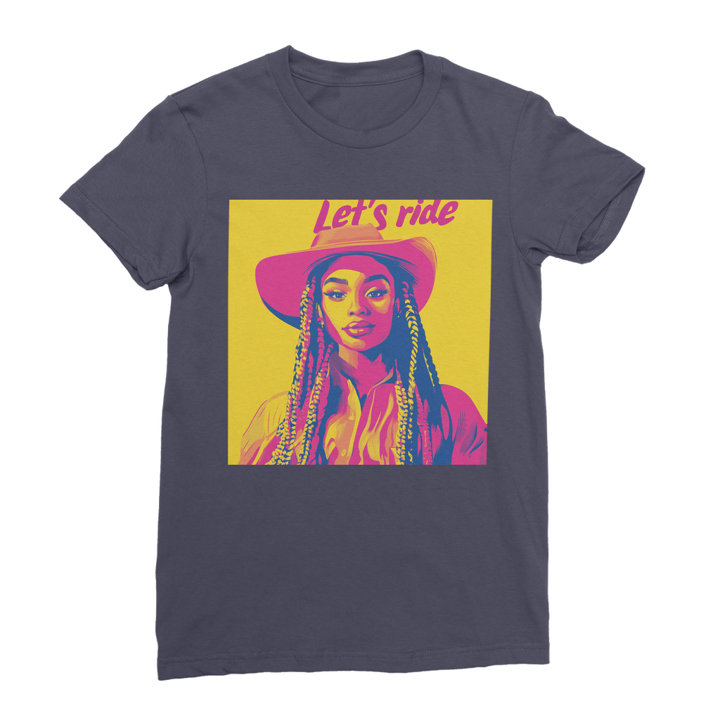 Bey Collection| Winnie Orange : Let's Ride Premium Jersey Women's T-Shirt
