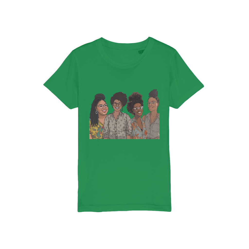 | Women's Collective | Quad Sis| Melanin Magic | Organic Jersey Kids T-Shirt