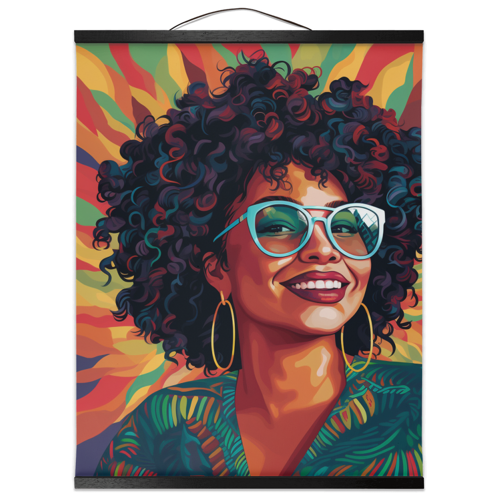 Black in Tech Collection | Ayanna |  Hanging  Canvas Prints |