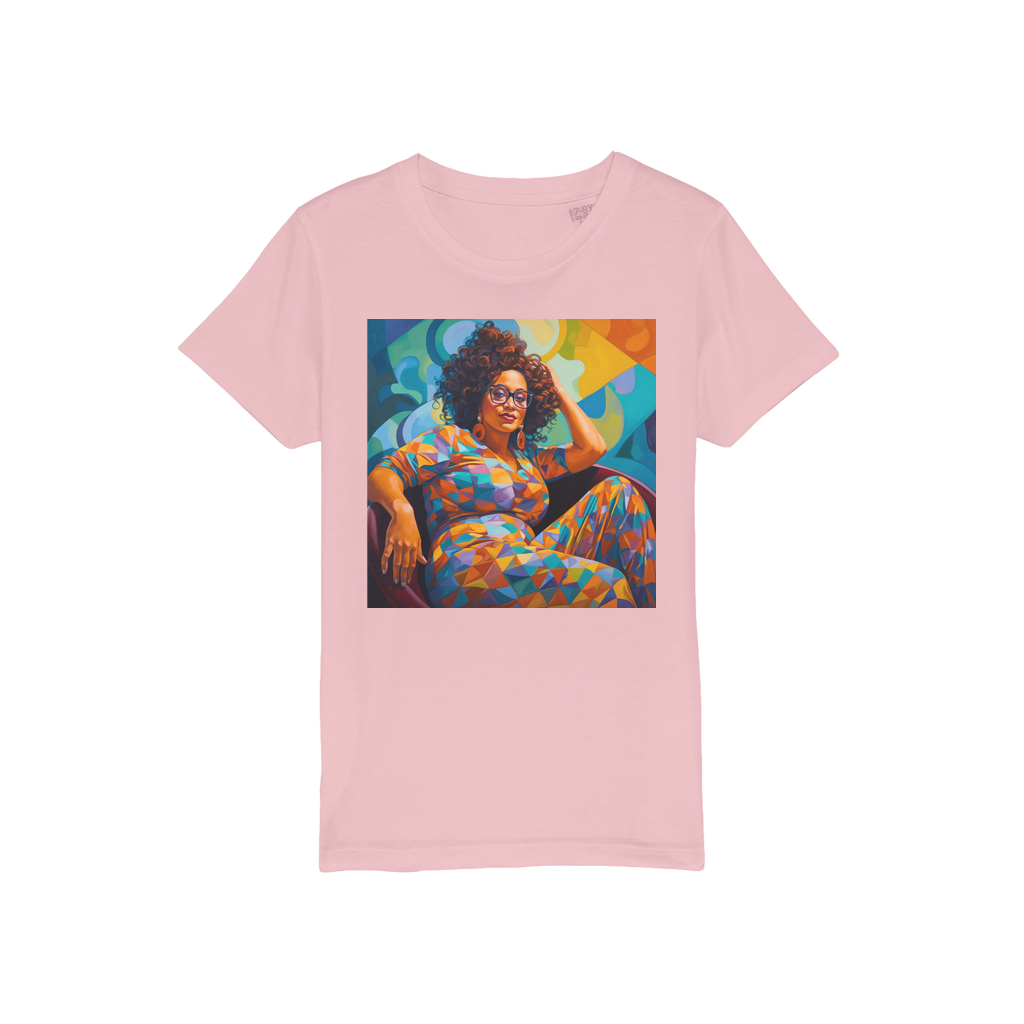 Black In Tech Collection | Maiya | Organic Jersey Kids T-Shirt