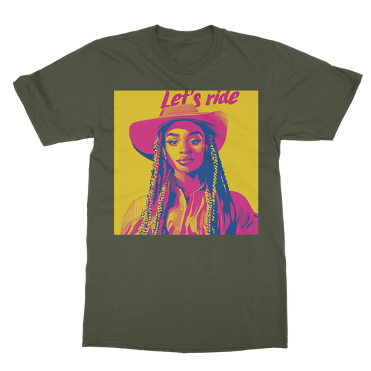 Bey Collection| Winnie Orange : Let's Ride T-Shirt Dress