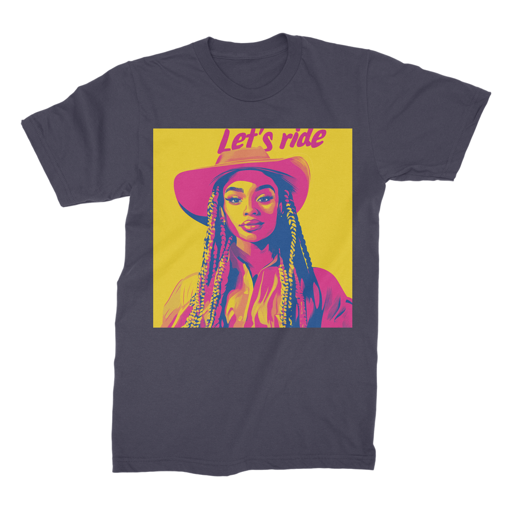 Bey Collection| Winnie Orange : Let's Ride Premium Jersey Adult T-Shirt