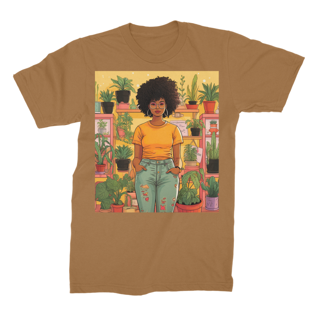 | Plant Mom Collection | Navia Sunlight | Premium Jersey Adult T-Shirt