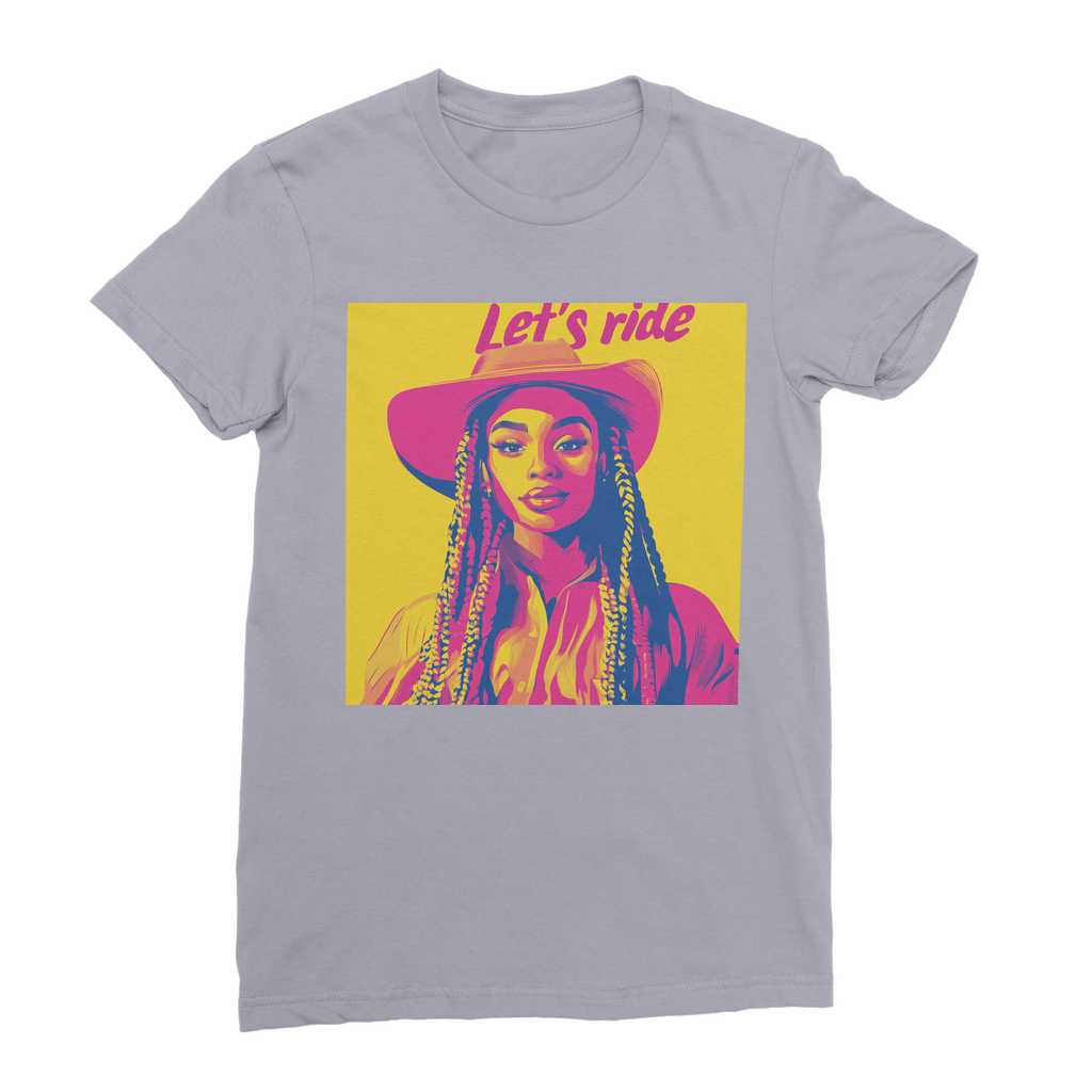 Bey Collection| Winnie Orange : Let's Ride Premium Jersey Women's T-Shirt