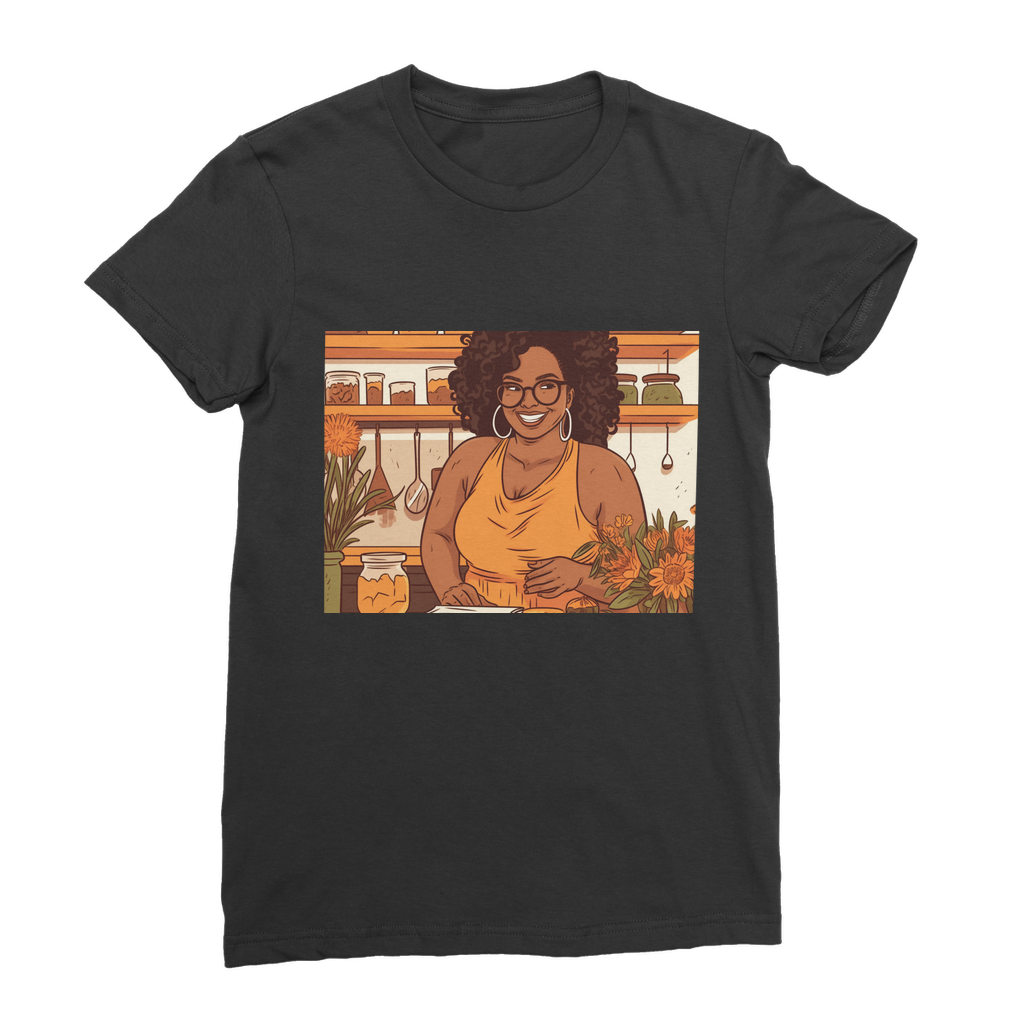 |Sunny Melanin Magic | Premium Jersey Women's T-Shirt