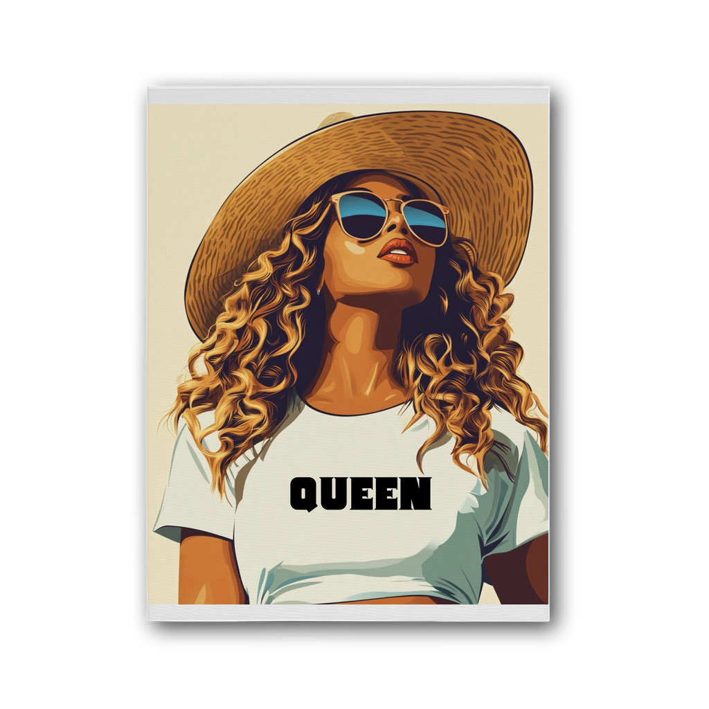Bey Collection| Queen | #Cowboycater| Premium Stretched Canvas