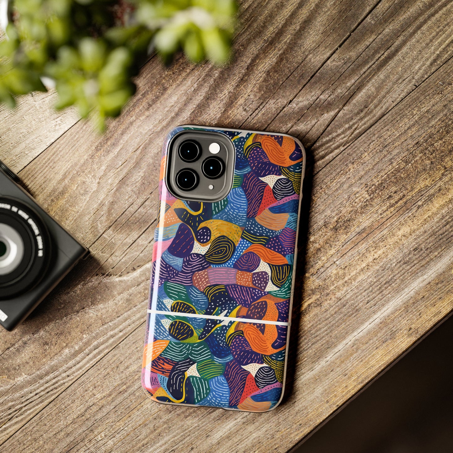 Stylish Kiki Collections iPhone Case | African Wax Print | Tough Phone Case | Shock Dispersion | Protective Cover|