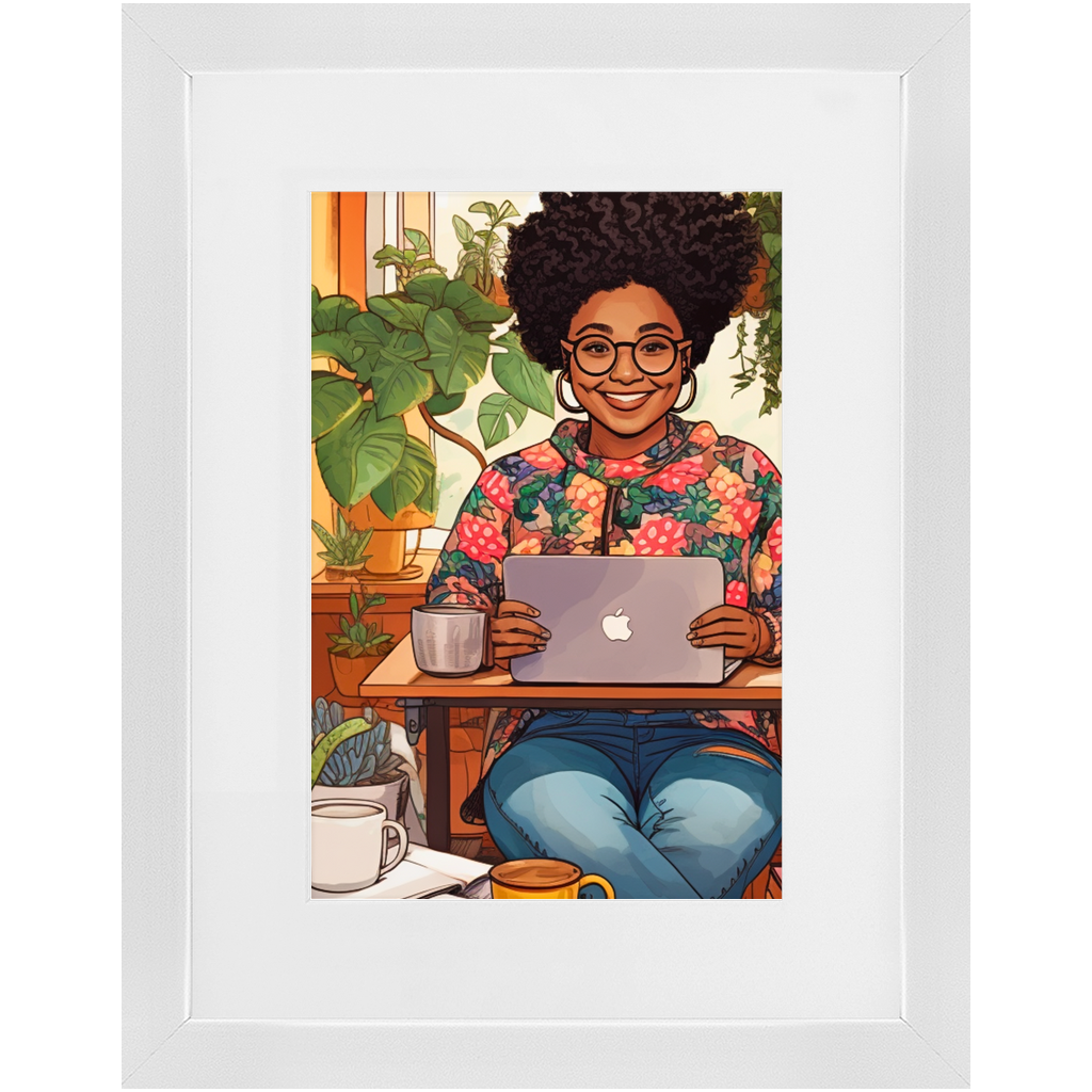 Black In Tech | Asha | Framed Prints