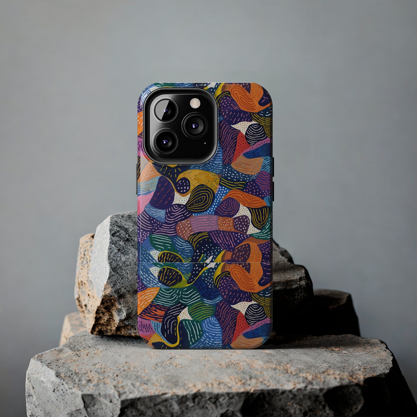 Stylish Kiki Collections iPhone Case | African Wax Print | Tough Phone Case | Shock Dispersion | Protective Cover|