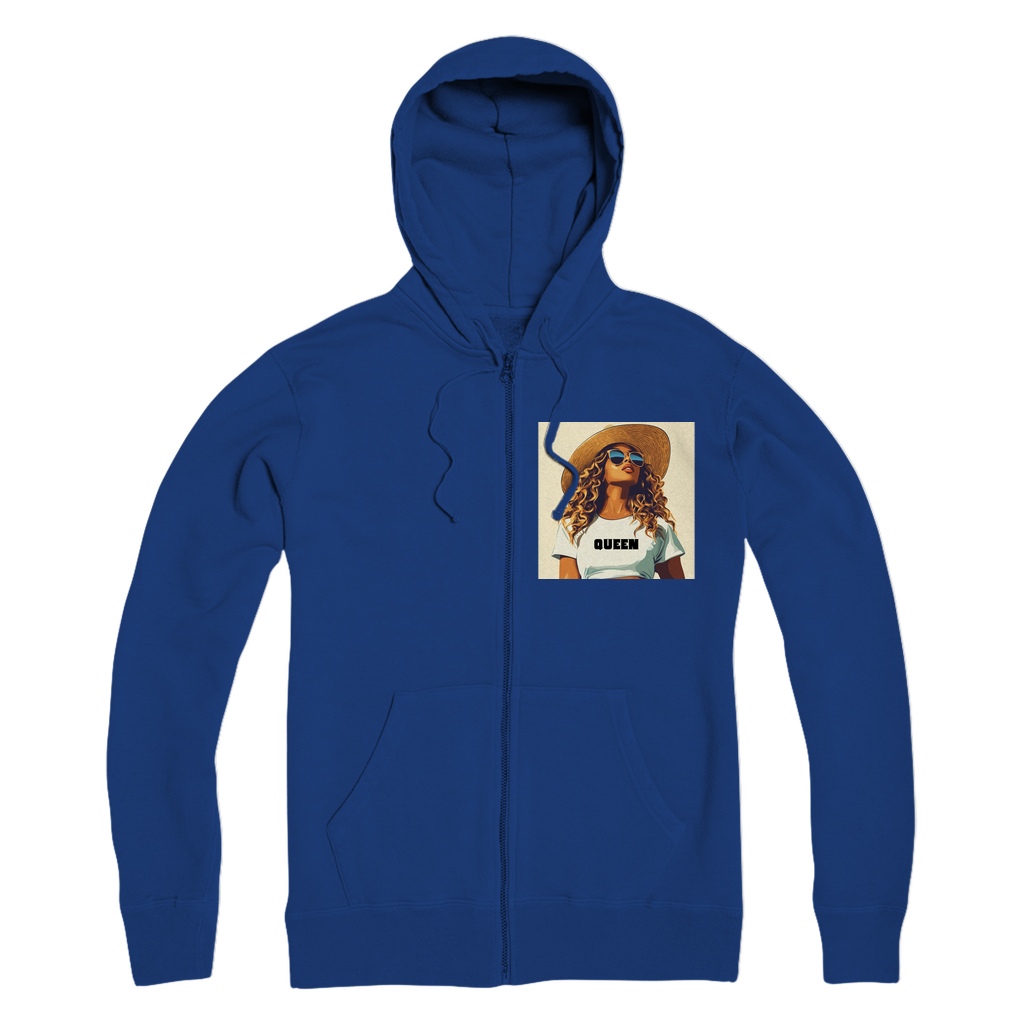 Bey Collection| Queen | #Cowboycater| Premium Adult Zip Hoodie