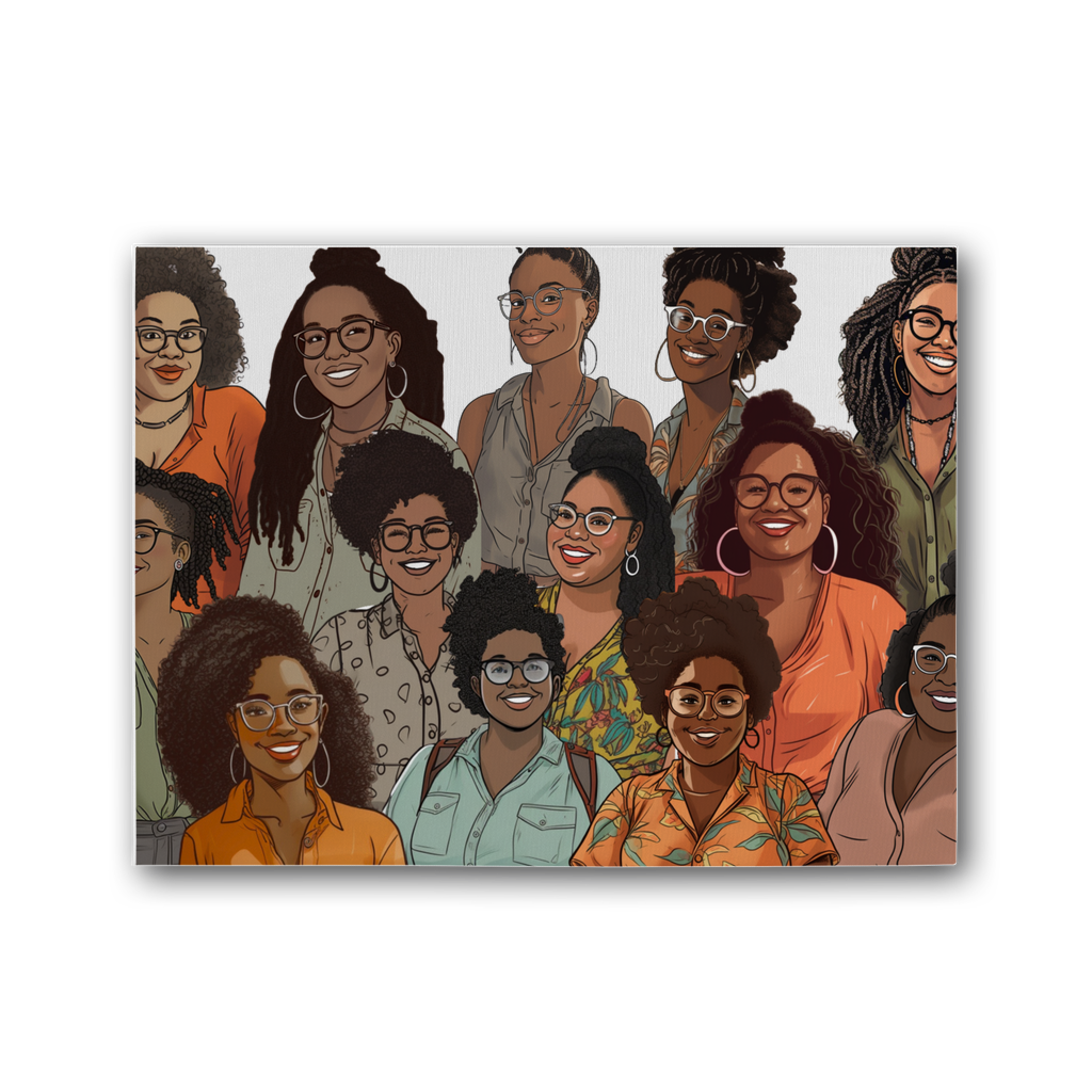 Womens Collective| Everyday magic | Melanin Magic Premium Stretched Canvas