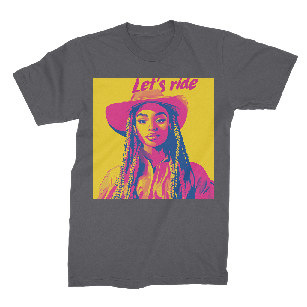 Bey Collection| Winnie Orange : Let's Ride Premium Jersey Adult T-Shirt