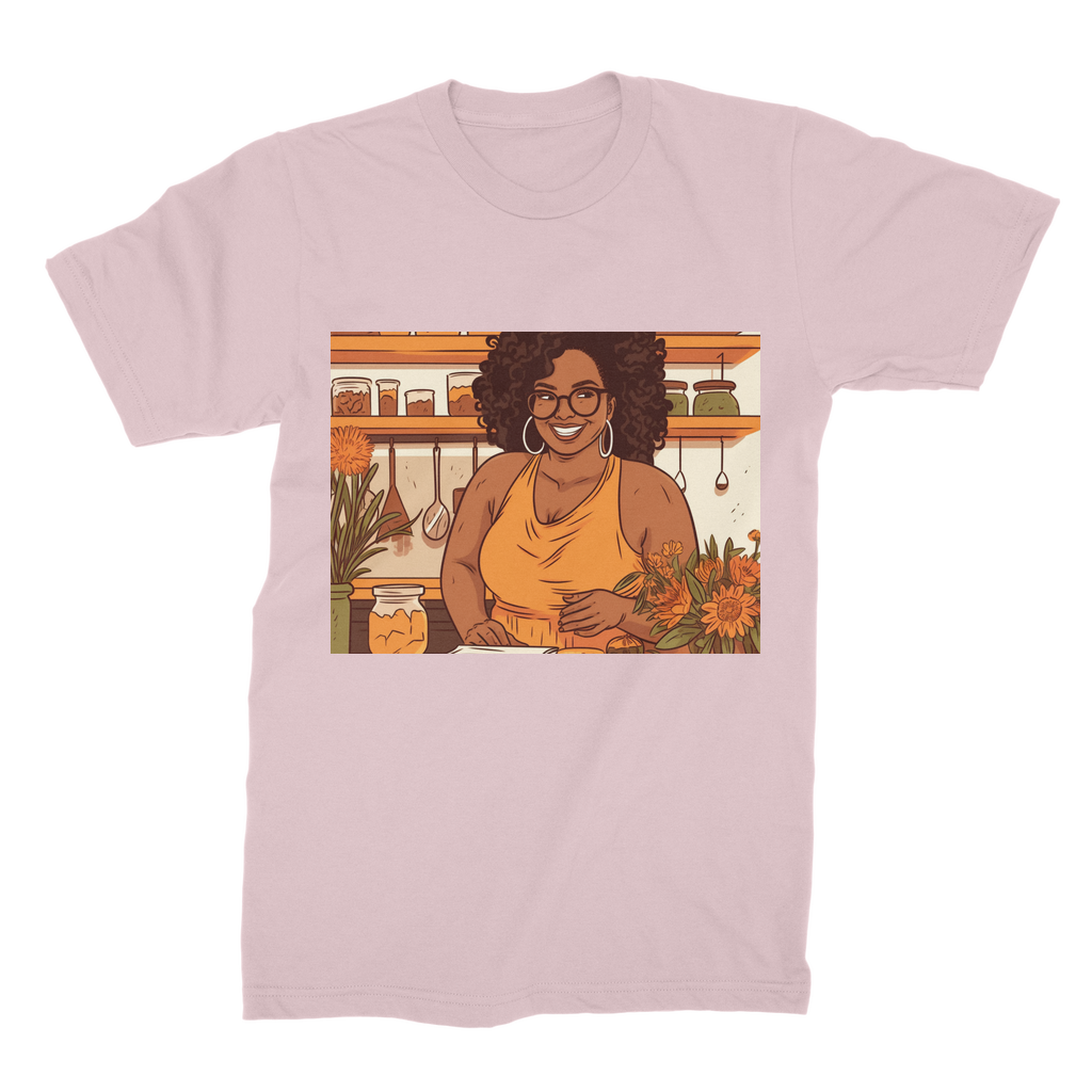 |Sunny Melanin Magic | Premium Jersey Adult T-Shirt