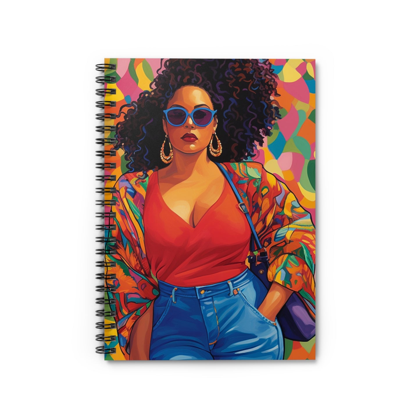 Black In Tech Collection | Kiana | Spiral Notebook - Ruled Line |