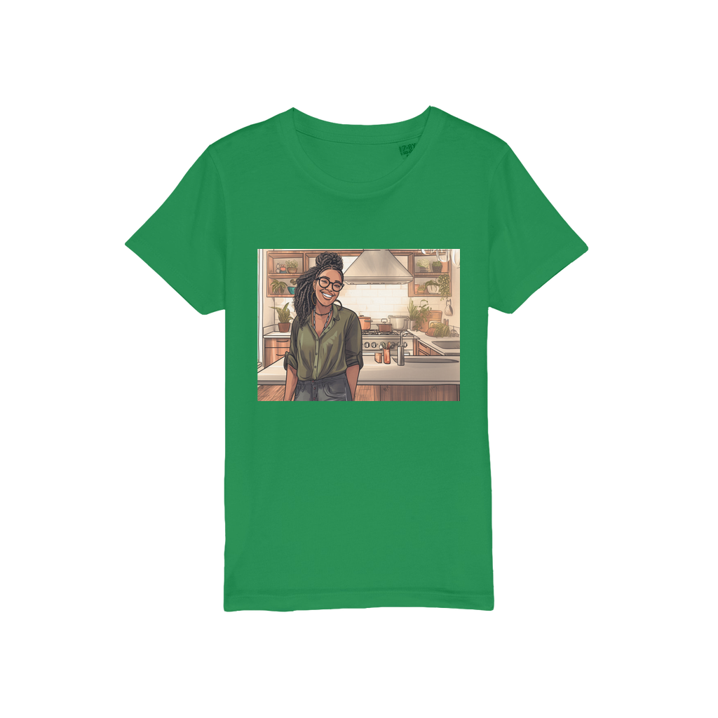 | Janell Melanin Magic | Organic Jersey Kids T-Shirt