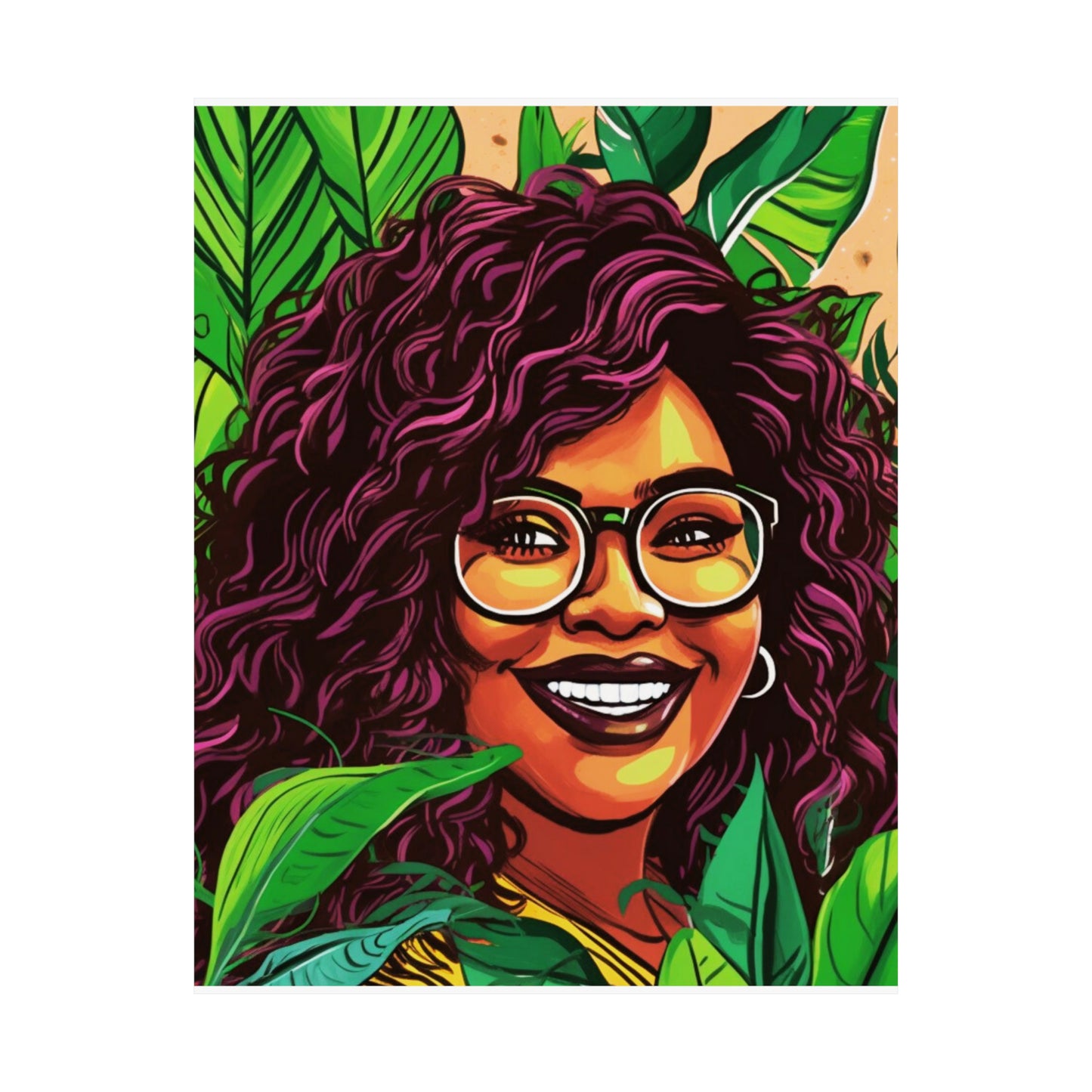 Lemon and Leaves| Jasmine Premium Matte Vertical Posters |