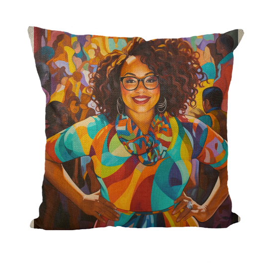 Black In Tech Collection | Jamela | Throw Pillows