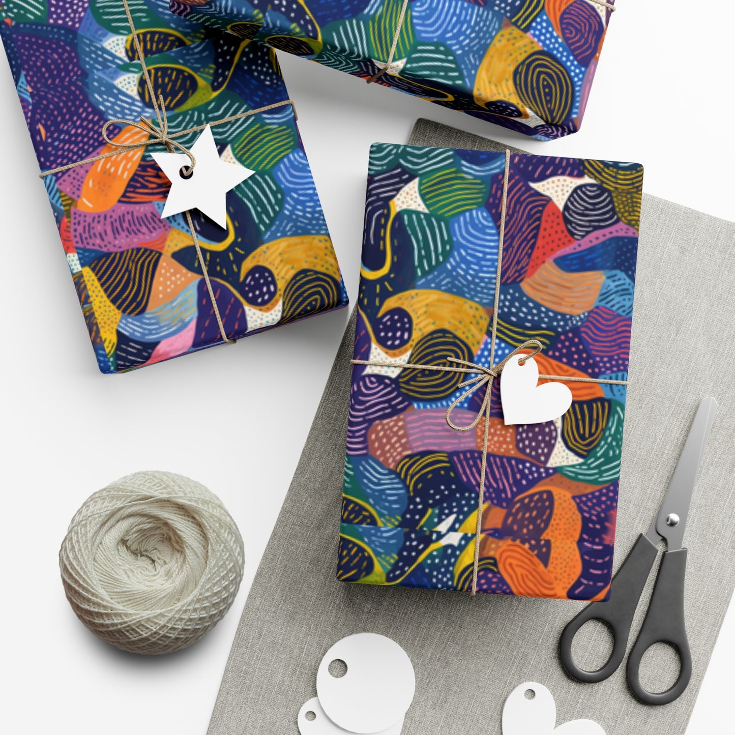 Kiki | Gift Wrap Papers | African Wax Print |