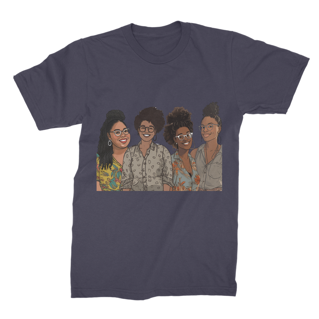 | Women's Collective | Quad Sis| Melanin Magic | Premium Jersey Adult T-Shirt