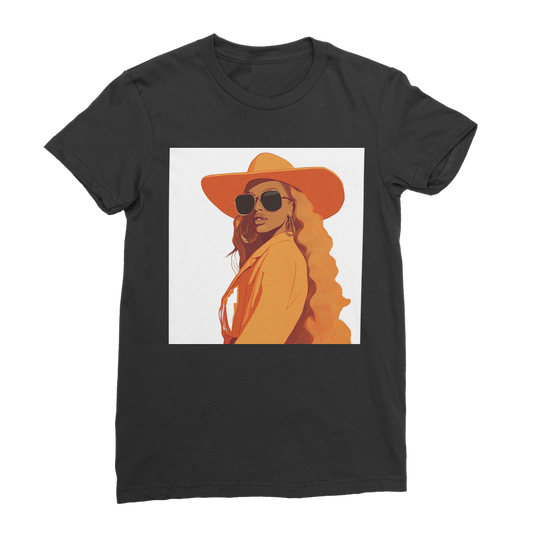 Bey Collection| Orange Diva | #cowboycarter Premium Jersey Women's T-Shirt