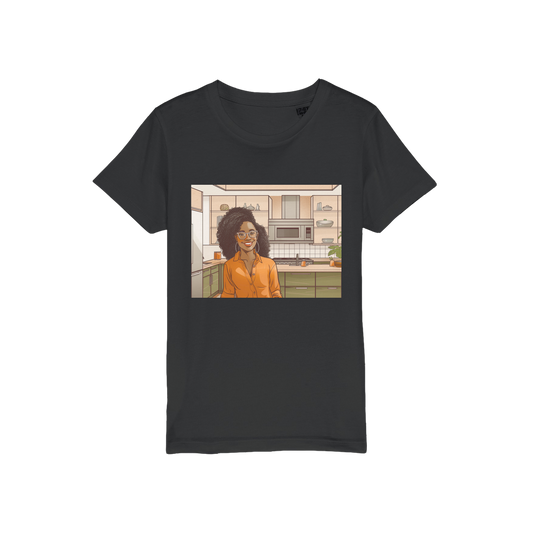 | Rose Melanin Magic | Organic Jersey Kids T-Shirt