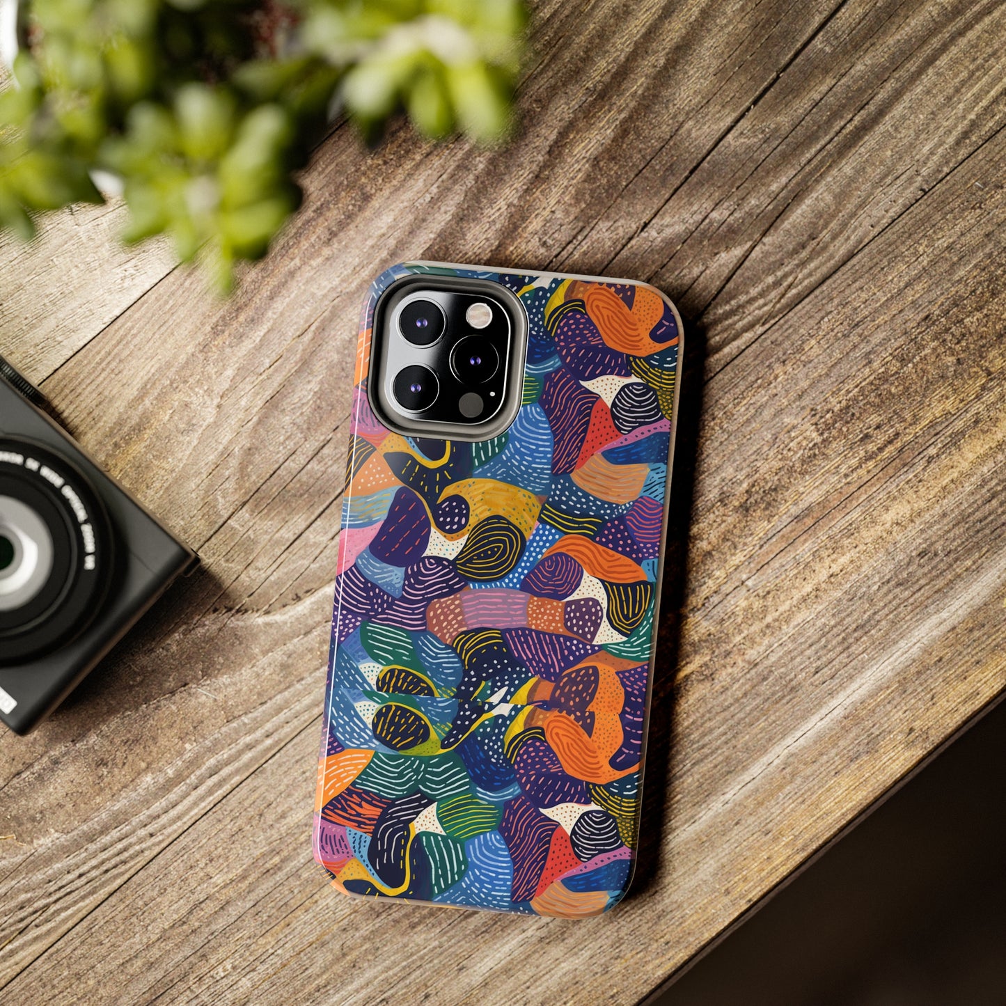 Stylish Kiki Collections iPhone Case | African Wax Print | Tough Phone Case | Shock Dispersion | Protective Cover|