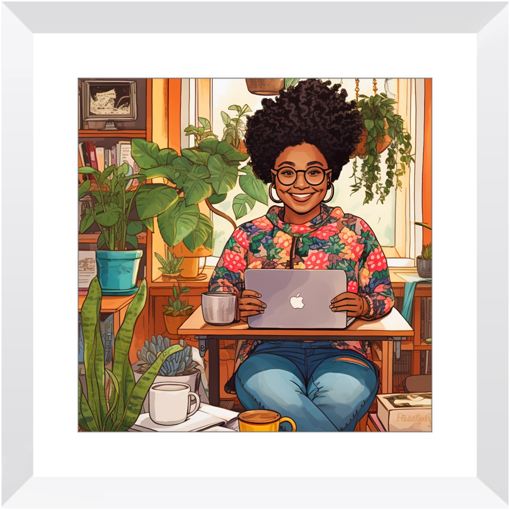 Black In Tech | Asha | Framed Prints