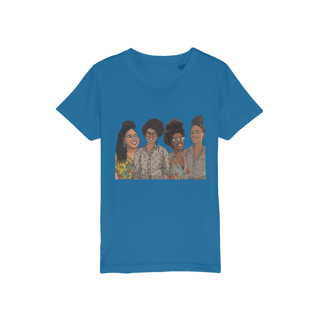 | Women's Collective | Quad Sis| Melanin Magic | Organic Jersey Kids T-Shirt