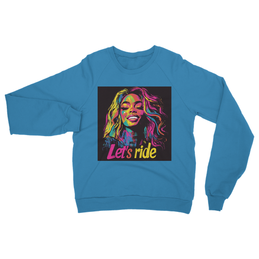 Bey Collection | Neon Bey - Lets Ride Classic Adult Sweatshirt