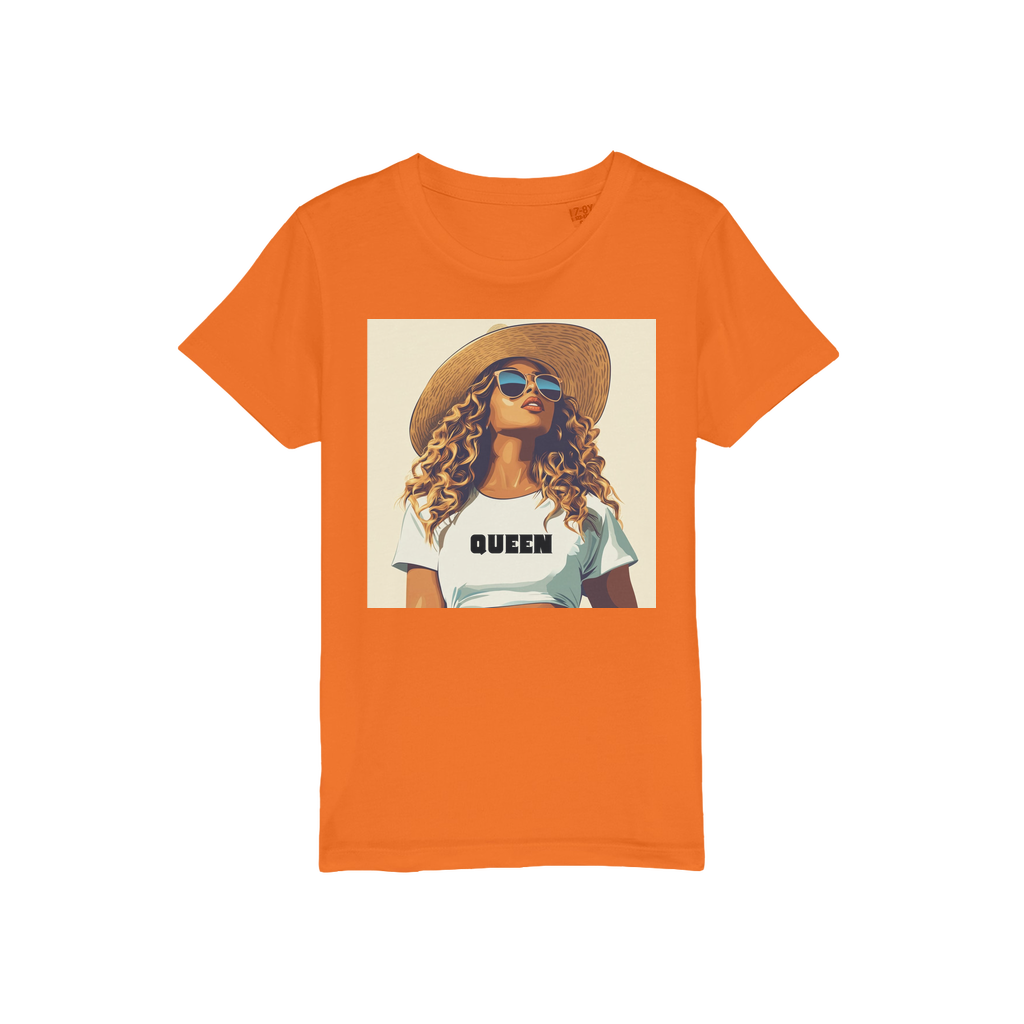 Bey Collection| Queen | #Cowboycater| Organic Jersey Kids T-Shirt