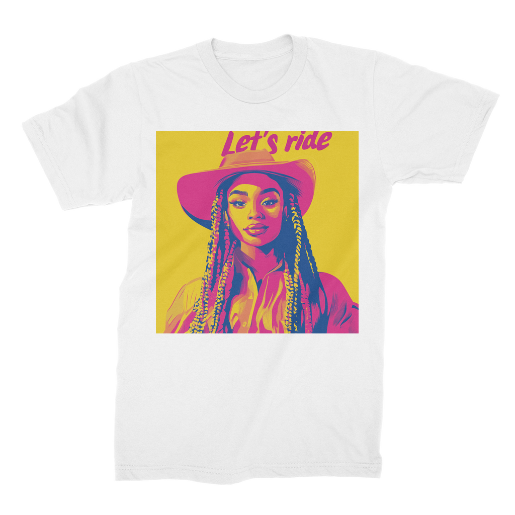 Bey Collection| Winnie Orange : Let's Ride Premium Jersey Adult T-Shirt
