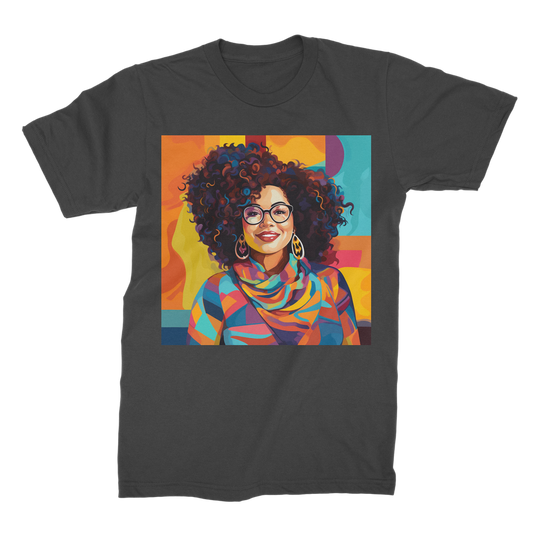 Black In Tech Collection| Maria| Premium Jersey Adult T-Shirt
