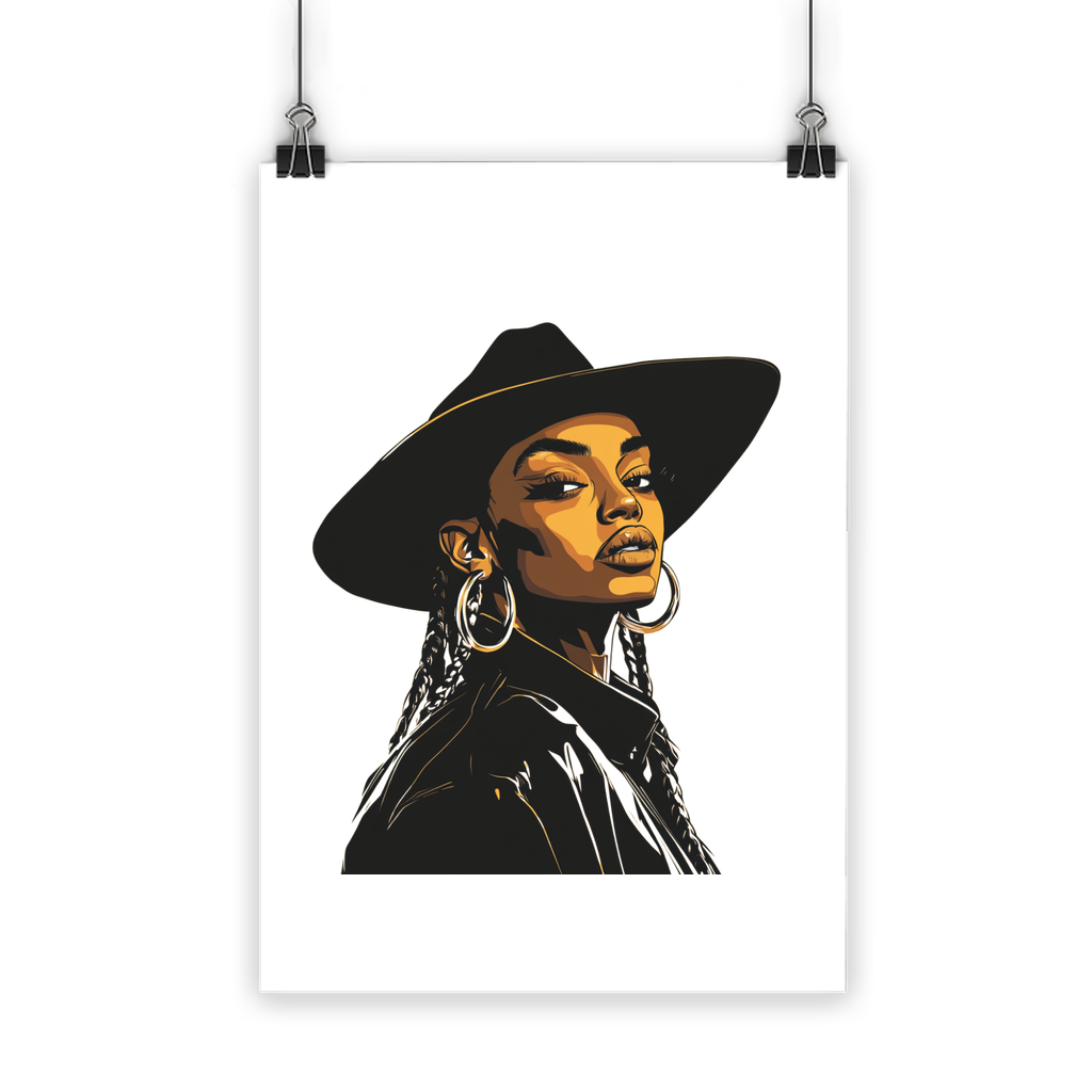 Bey Collection| Dark Cowgirl Diva | #cowboycarter Classic Poster