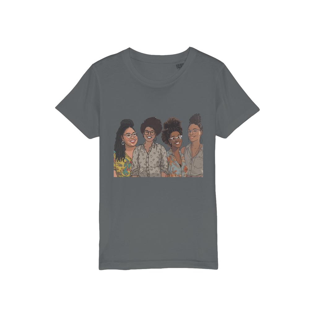 | Women's Collective | Quad Sis| Melanin Magic | Organic Jersey Kids T-Shirt
