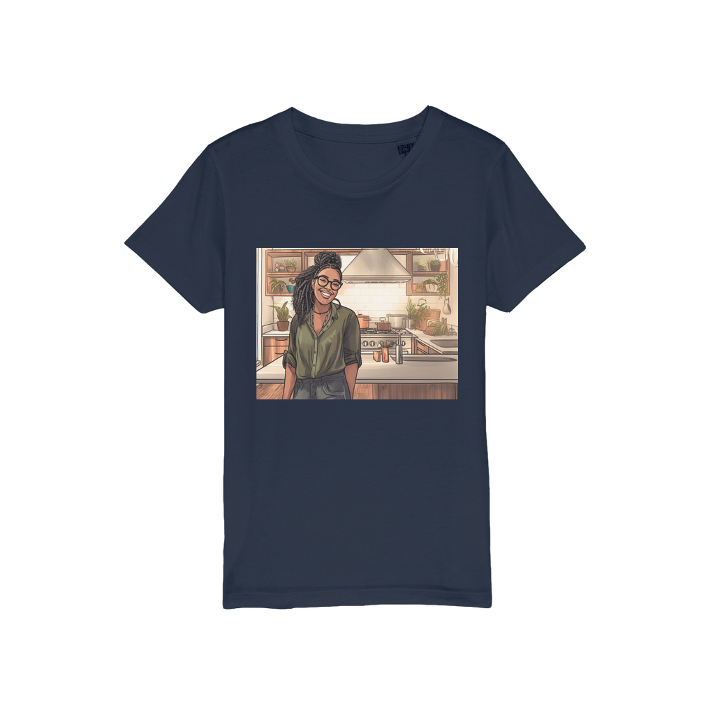 | Janell Melanin Magic | Organic Jersey Kids T-Shirt