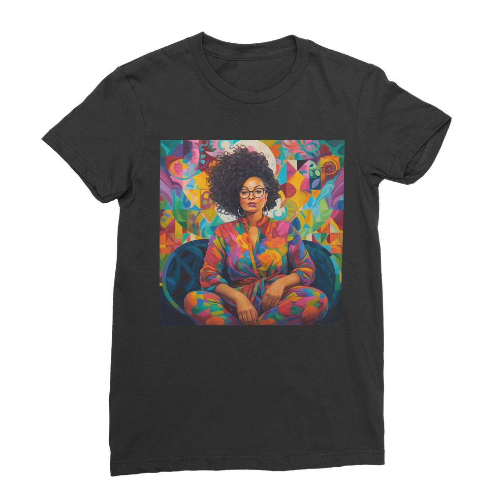 Black In Tech Collection | Kaisha | Premium Jersey Women's T-Shirt