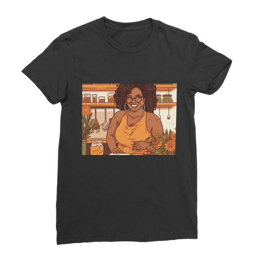 |Sunny Melanin Magic | Premium Jersey Women's T-Shirt