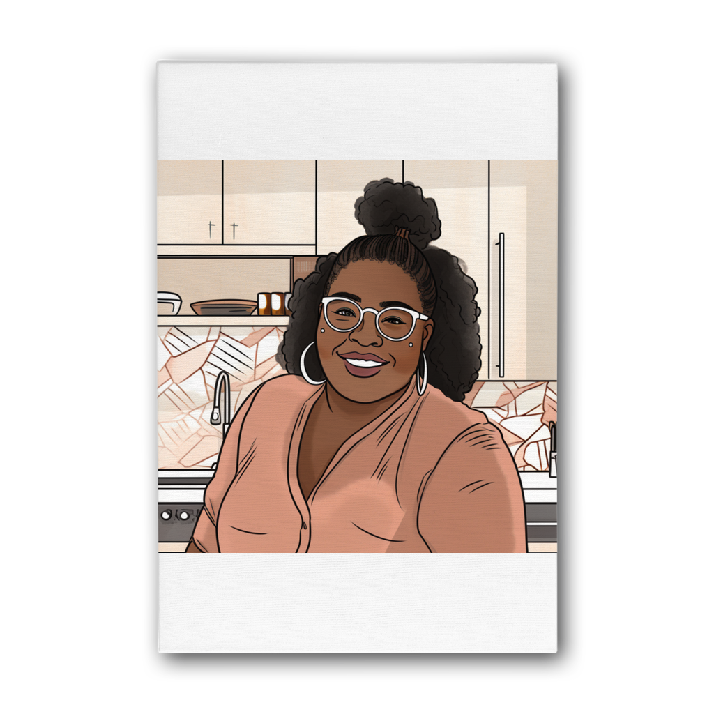 | Everyday Black Girl Magic Collection | Debra Melanin Magic| Premium Stretched Canvas
