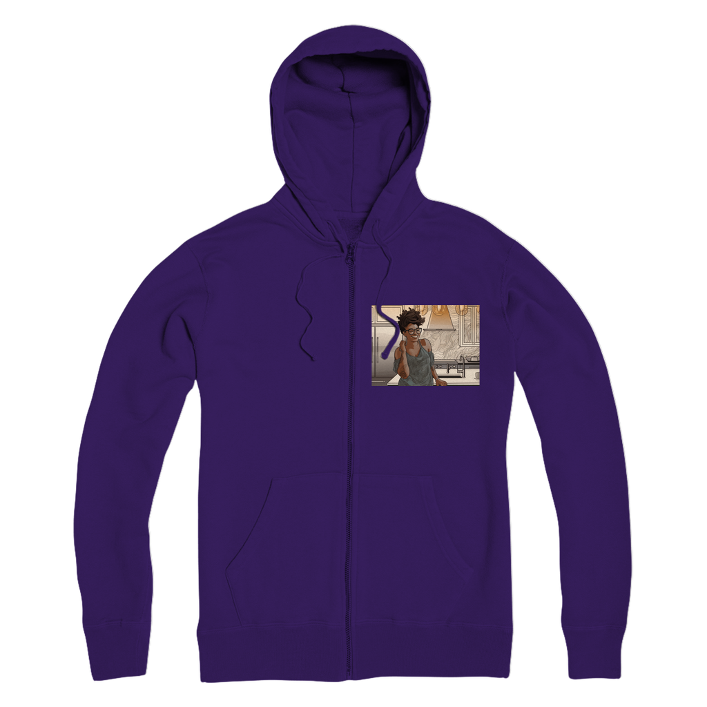 |Tamika Melanin Magic | Premium Adult Zip Hoodie