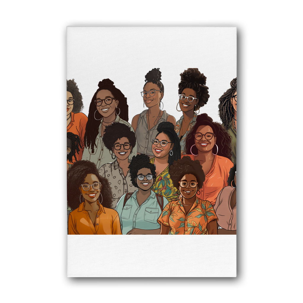 Womens Collective| Everyday magic | Melanin Magic Premium Stretched Canvas