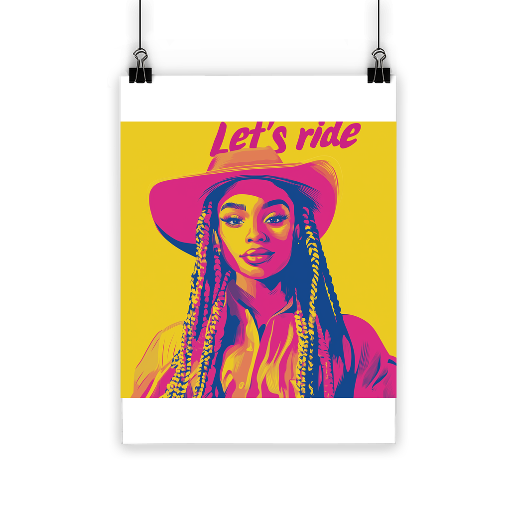 Bey Collection| Winnie Orange : Let's Ride Classic Poster