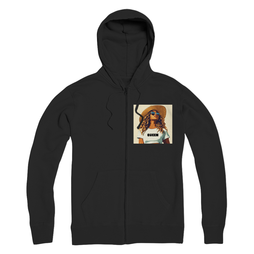 Bey Collection| Queen | #Cowboycater| Premium Adult Zip Hoodie